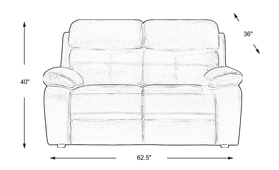 Dimension Image. Please refer to the Dimension Tab on this page for dimension details.