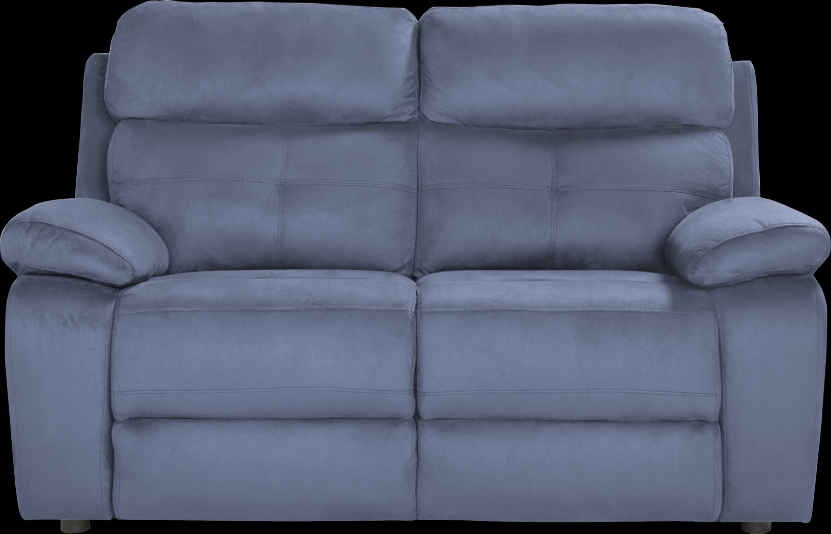 Corinne Blue 3 Pc Living Room with Reclining Sofa - Thumbnail - Image 3