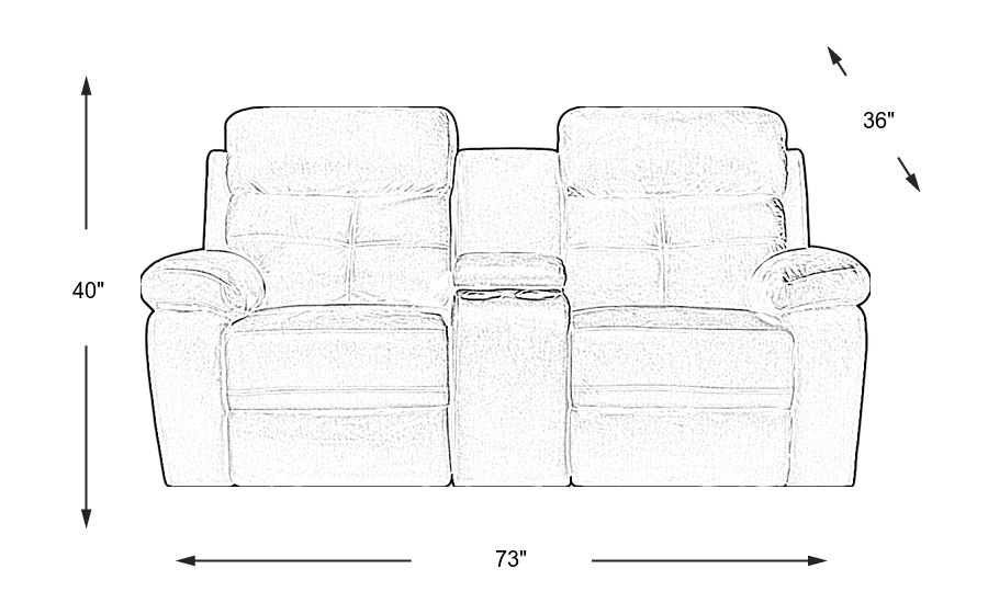 Dimension Image. Please refer to the Dimension Tab on this page for dimension details.