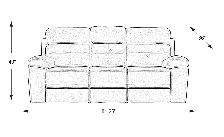 Dimension Image. Please refer to the Dimension Tab on this page for dimension details.