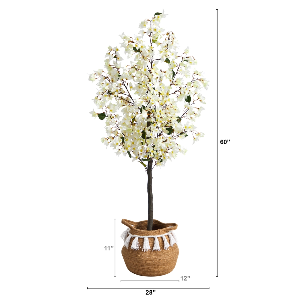 Corintia II White Tree with Basket - Thumbnail - Image 4
