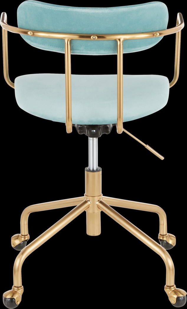 Corkern Blue Desk Chair - Thumbnail - Image 4