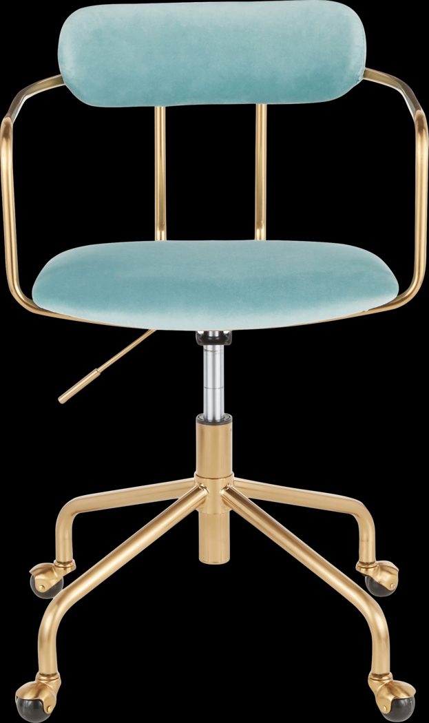Corkern Blue Desk Chair - Thumbnail - Image 5