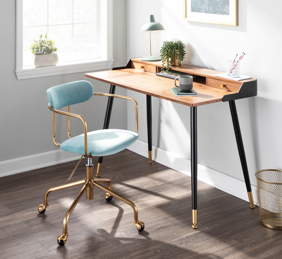 Corkern Blue Desk Chair - Thumbnail - Image 8