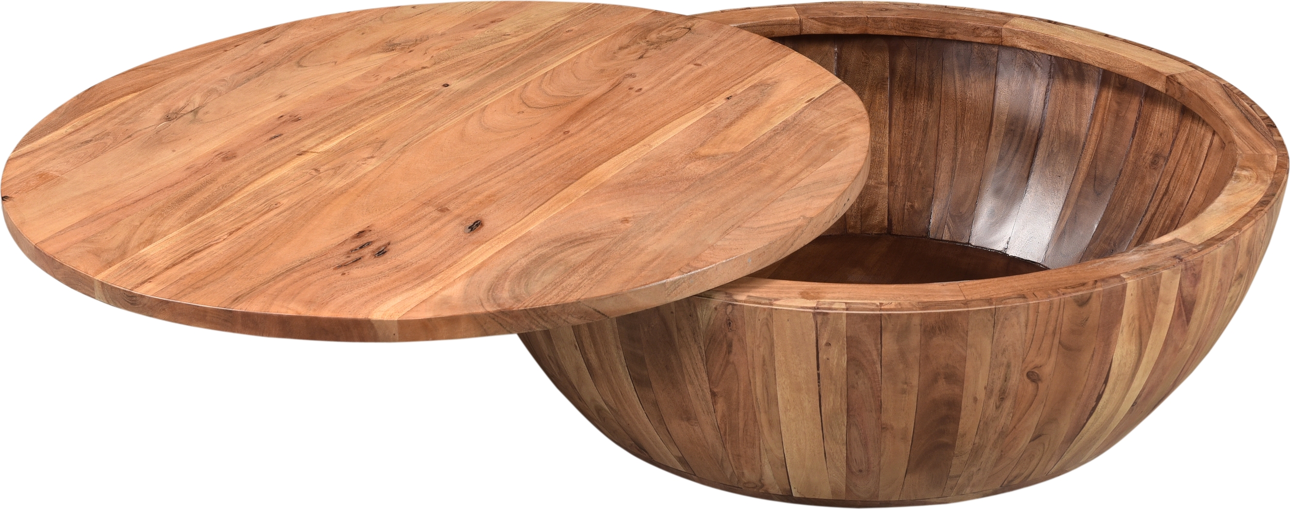 Corkwood Brown Storage Cocktail Table - Thumbnail - Image 5