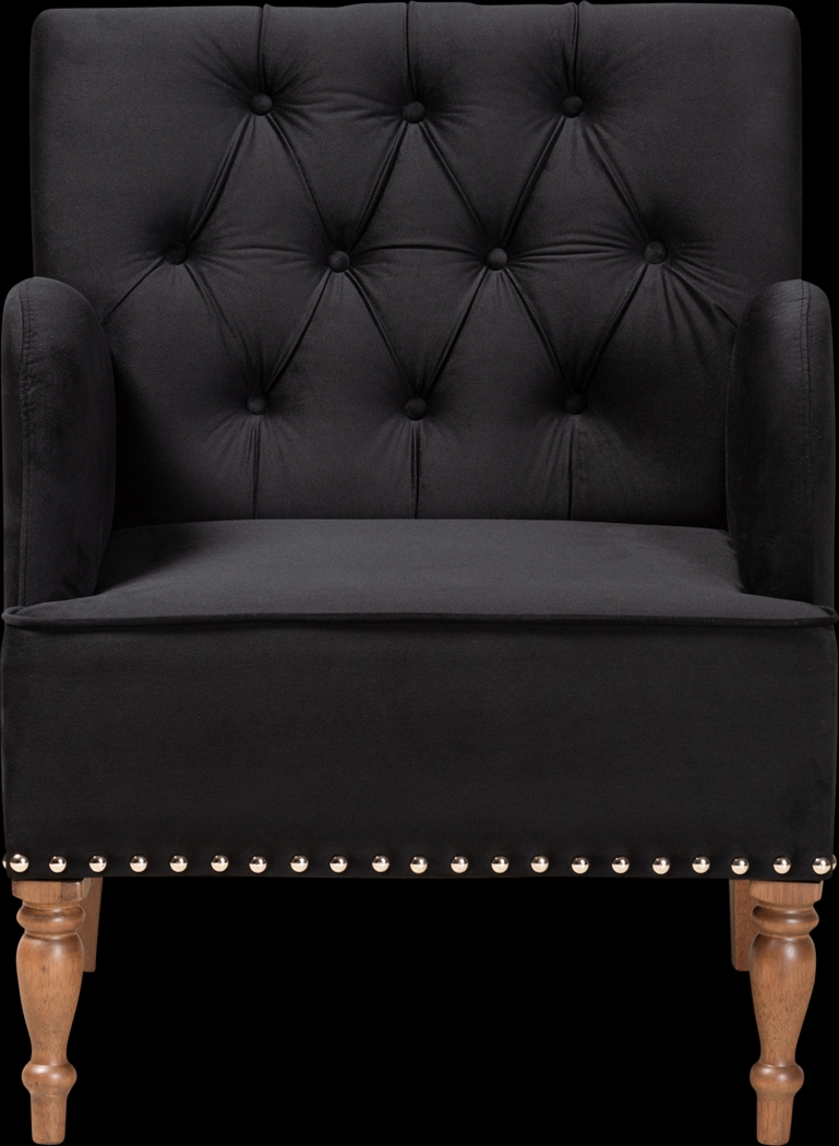 Corlandt Black Accent Chair - Thumbnail - Image 2