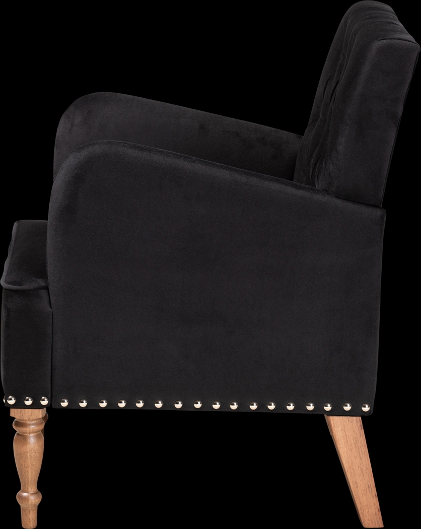 Corlandt Black Accent Chair - Thumbnail - Image 3