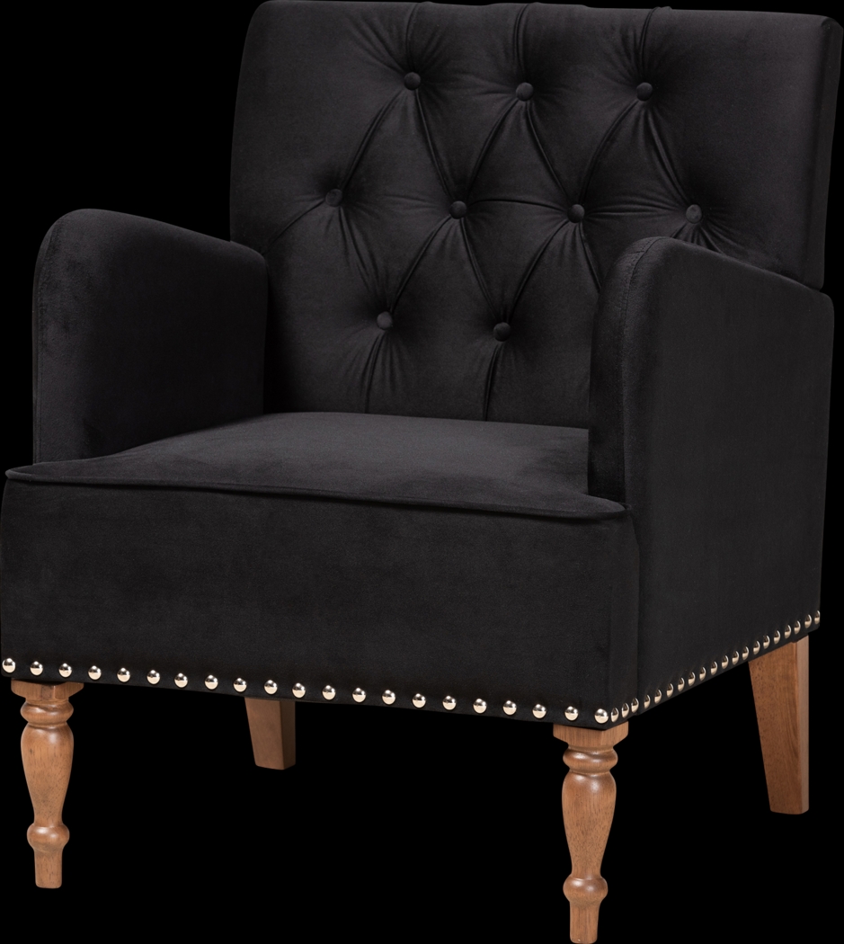 Corlandt Black Accent Chair - Thumbnail - Image 1