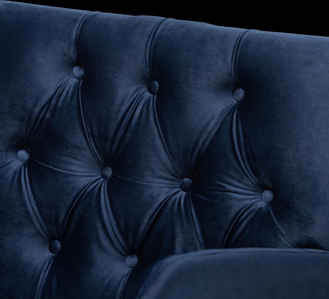 Corlandt Blue Accent Chair - Thumbnail - Image 5