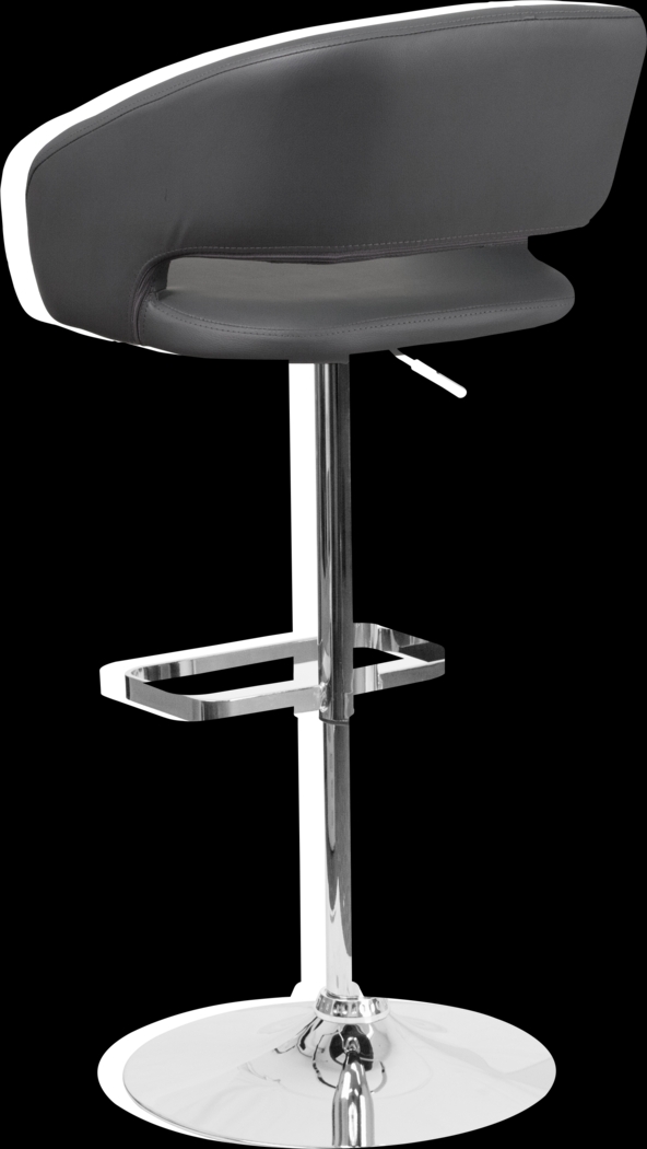 Corley Gray Ultrahyde Adjustable Swivel Barstool - Thumbnail - Image 4