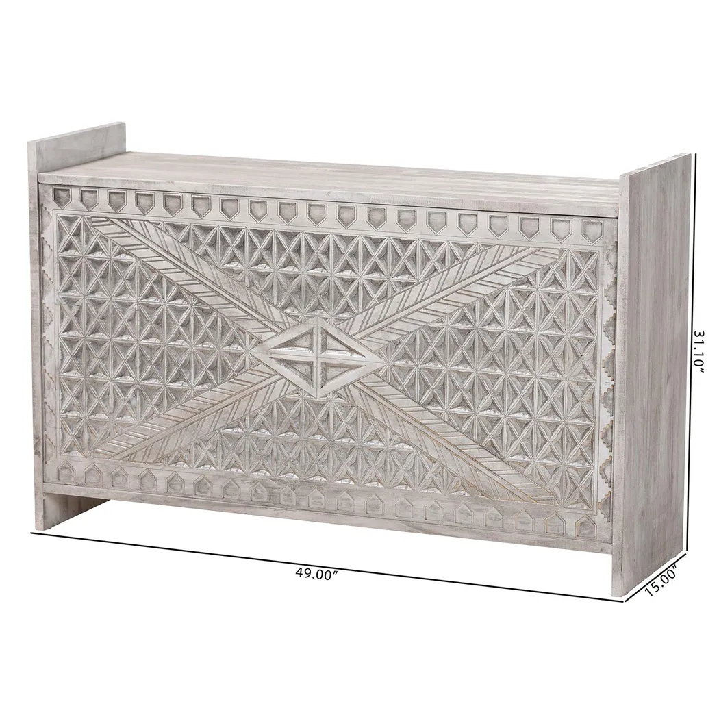 Corlic White Storage Trunk - Thumbnail - Image 3