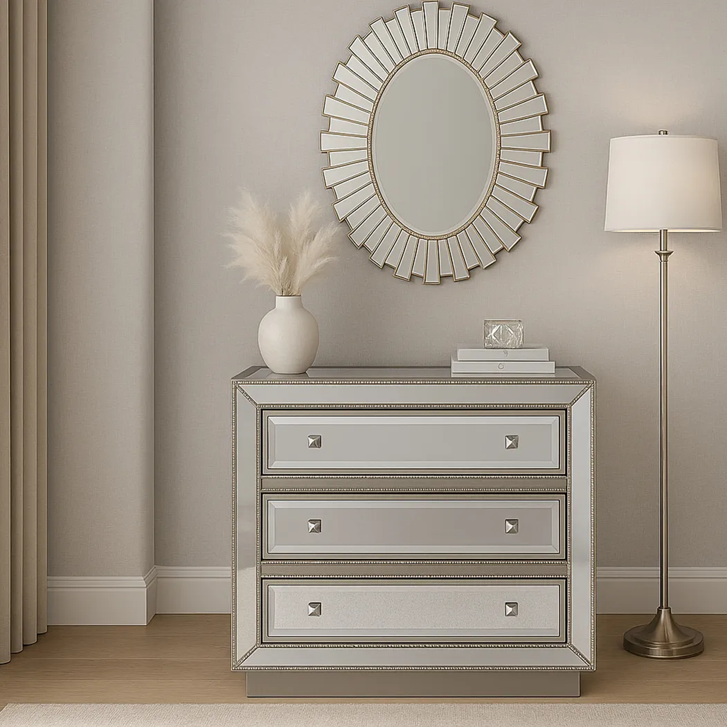 Corlina Beige Accent Cabniet - Thumbnail - Image 3