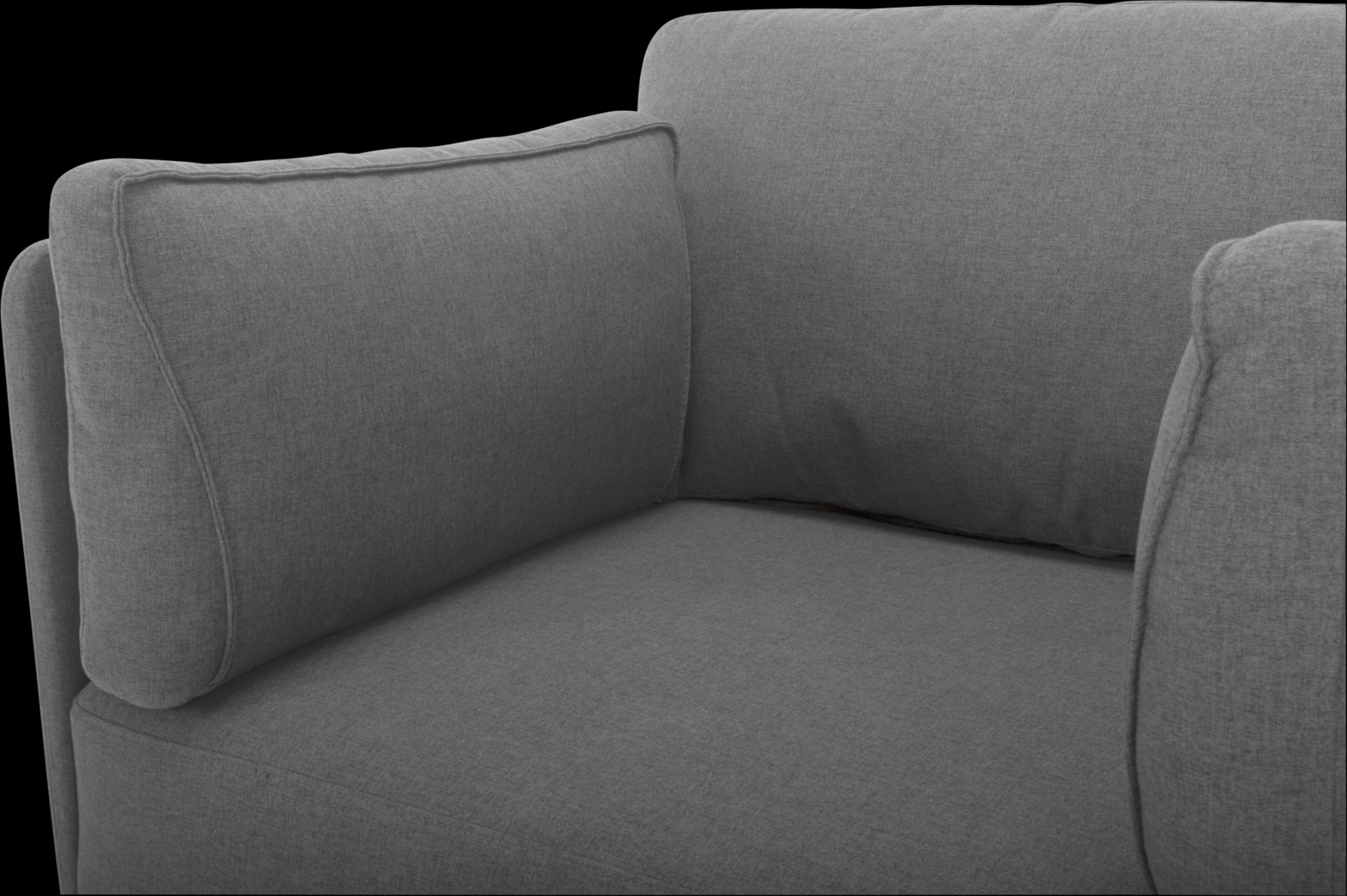 Corliss Gray Accent Chair - Thumbnail - Image 5