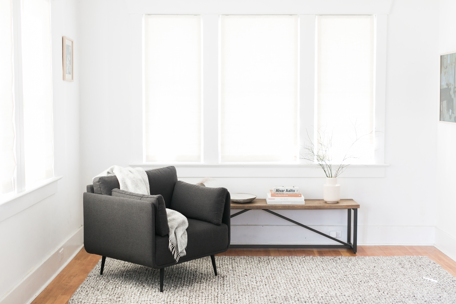 Corliss Gray Accent Chair - Thumbnail - Image 7