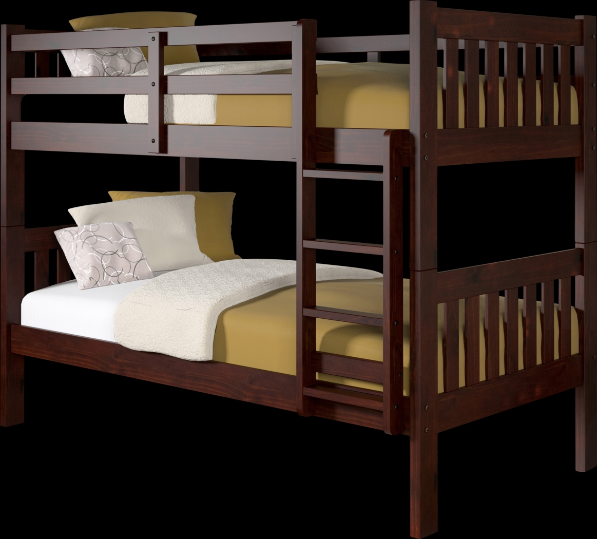 Cormac Brown Twin/Twin Bunk Bed - Thumbnail - Image 1