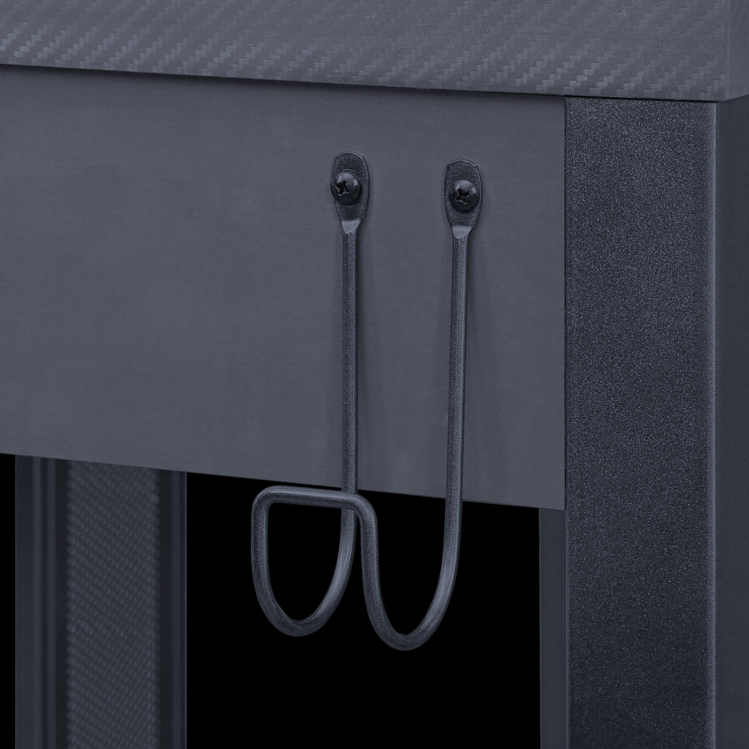 Cormack Gray L-Shaped Gaming Desk - Thumbnail - Image 9