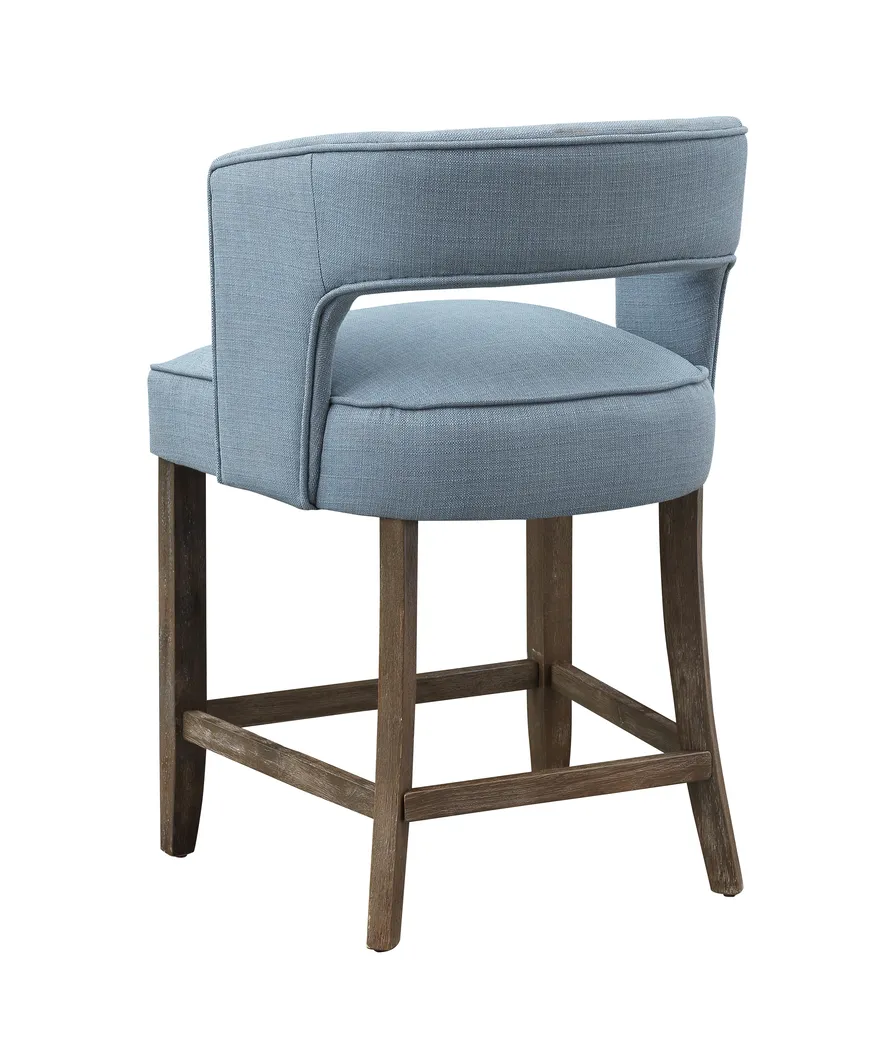 Cornelion Blue Counter Height Stool - Thumbnail - Image 3