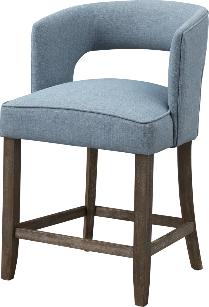 Cornelion Blue Counter Height Stool - Thumbnail - Image 1