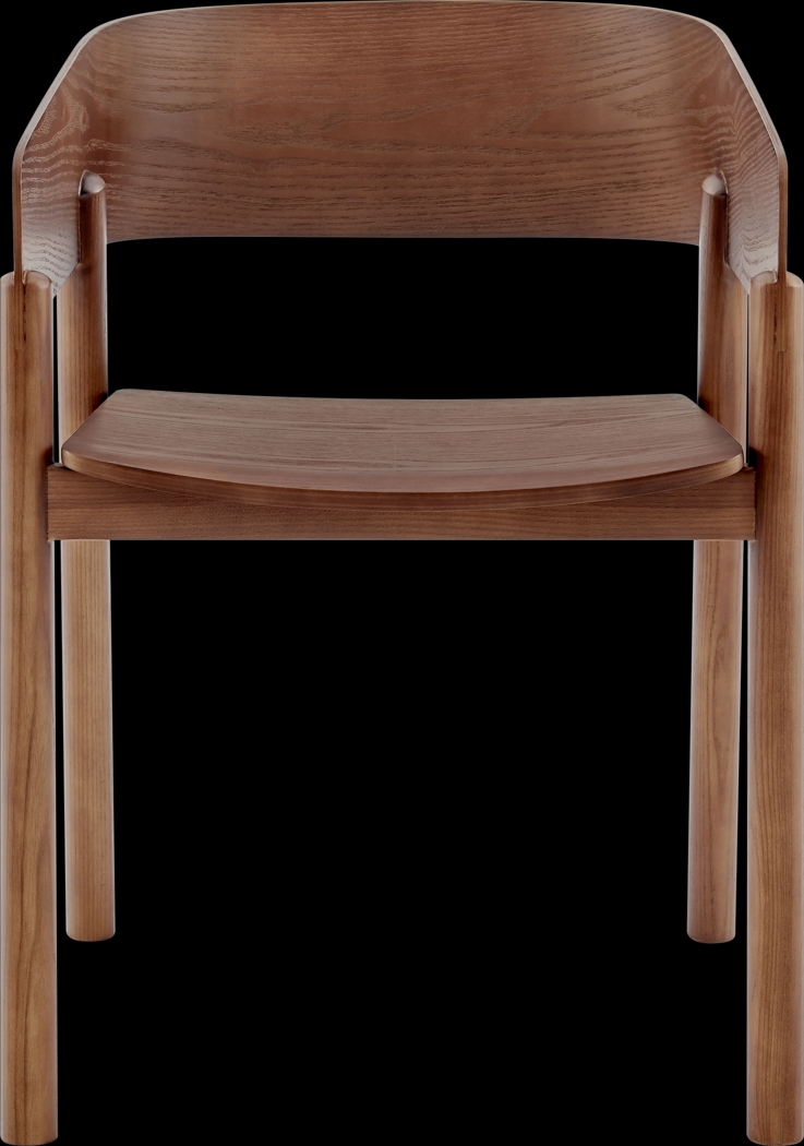 Cornudas Brown Arm Chair - Thumbnail - Image 2