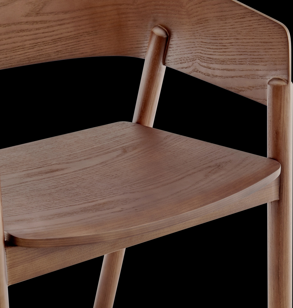 Cornudas Brown Arm Chair - Thumbnail - Image 4