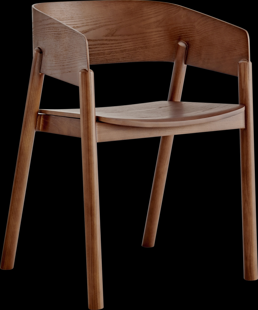 Cornudas Brown Arm Chair - Thumbnail - Image 1