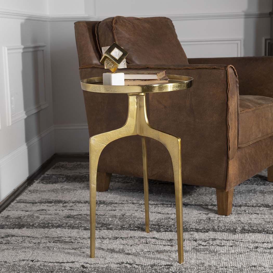 Cornwallis Gold Accent Table - Thumbnail - Image 3