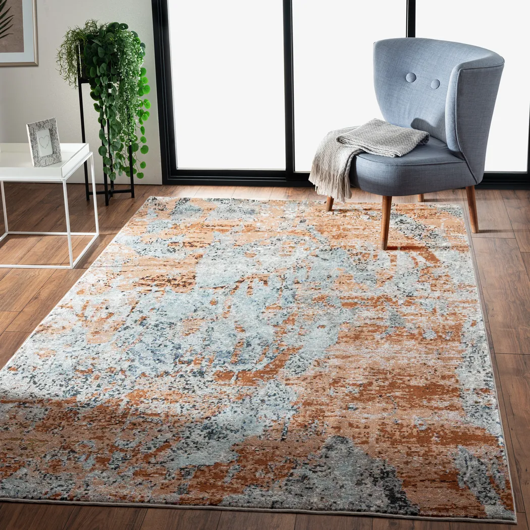 Corocam Gray/Multi 7'9 x 9'6 Rug - Thumbnail - Image 2