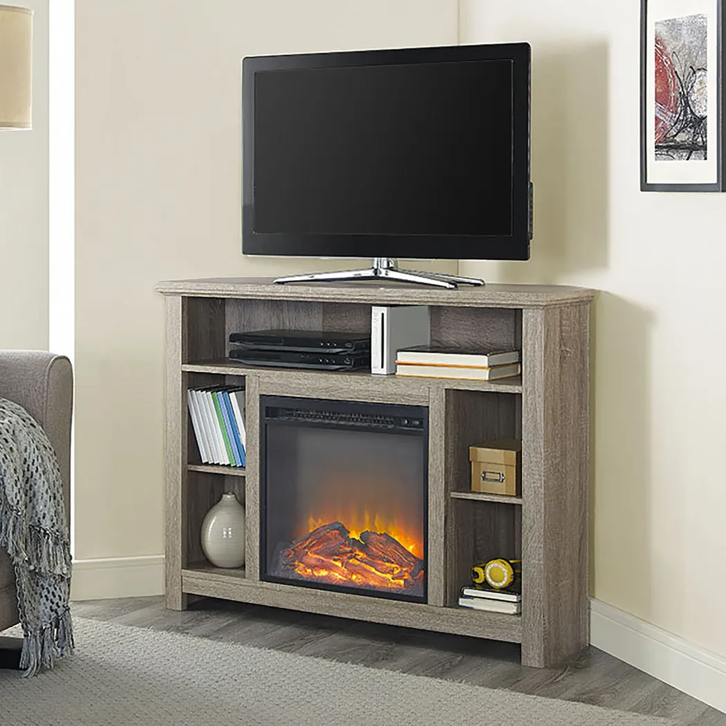 Corona Gray 44 in. Console with Electric Fireplace - Thumbnail - Image 3