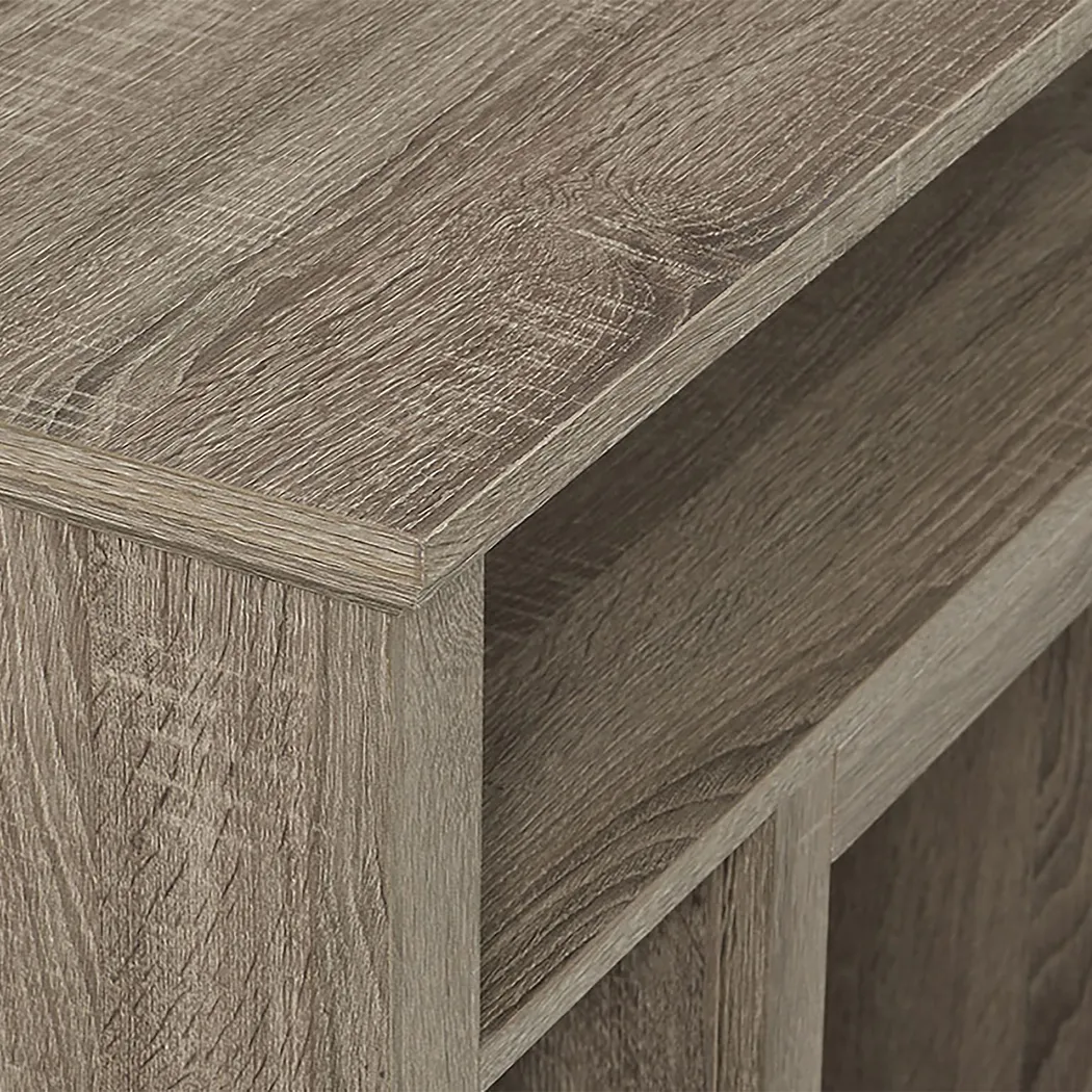 Corona Gray 44 in. Console with Electric Fireplace - Thumbnail - Image 4