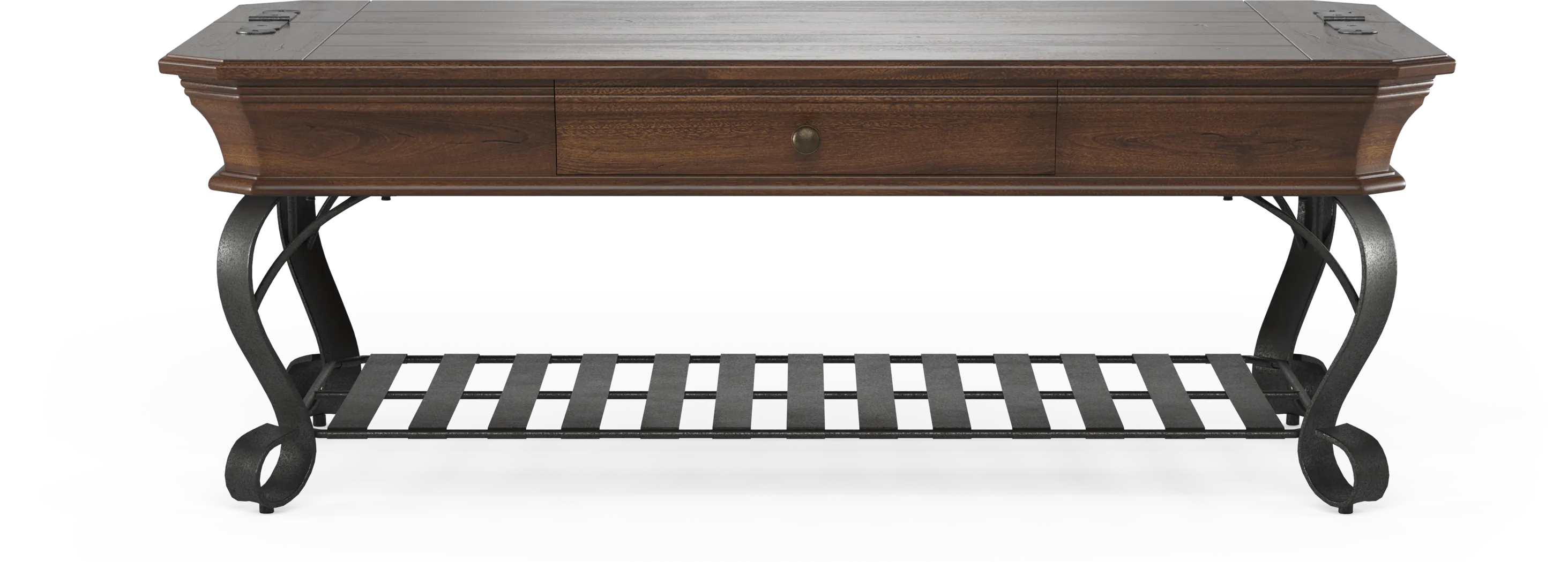 Coronado Bay Brown Cherry Cocktail Table - Thumbnail - Image 2