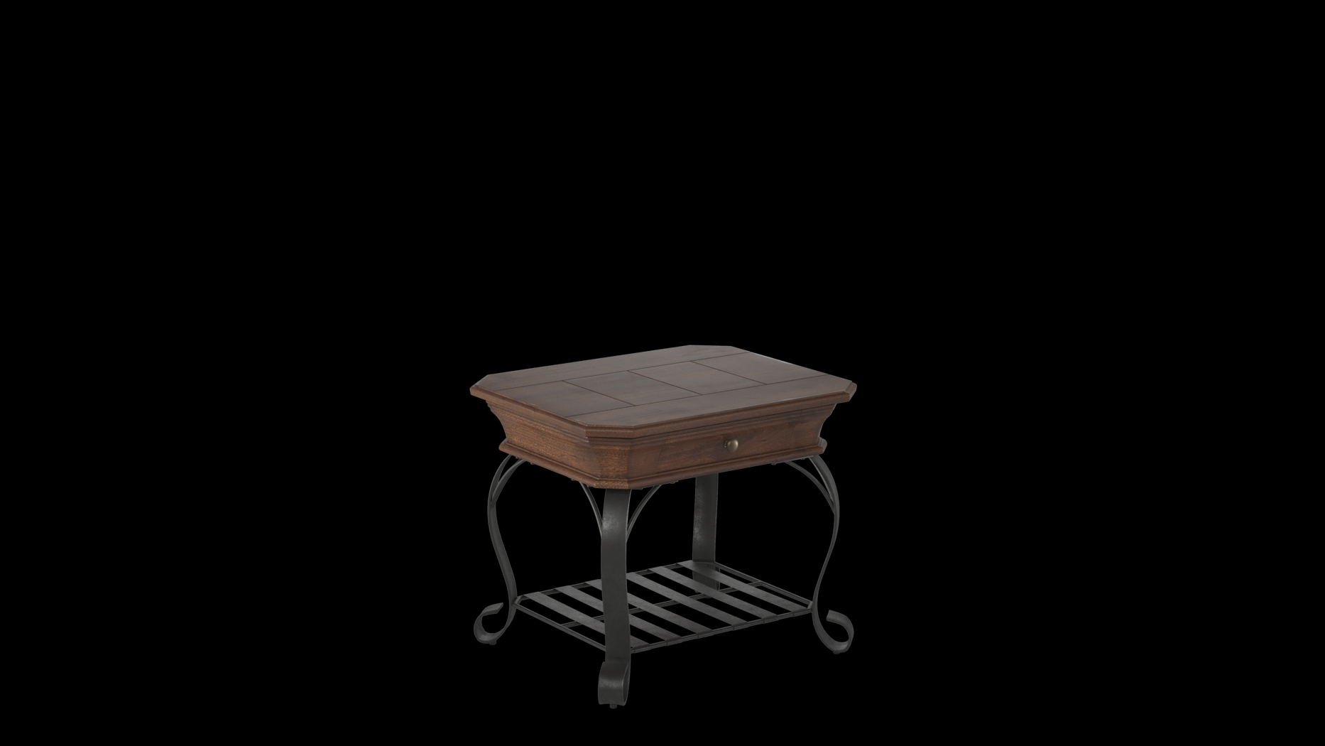 Coronado Bay Brown Cherry End Table - Thumbnail - Image 1