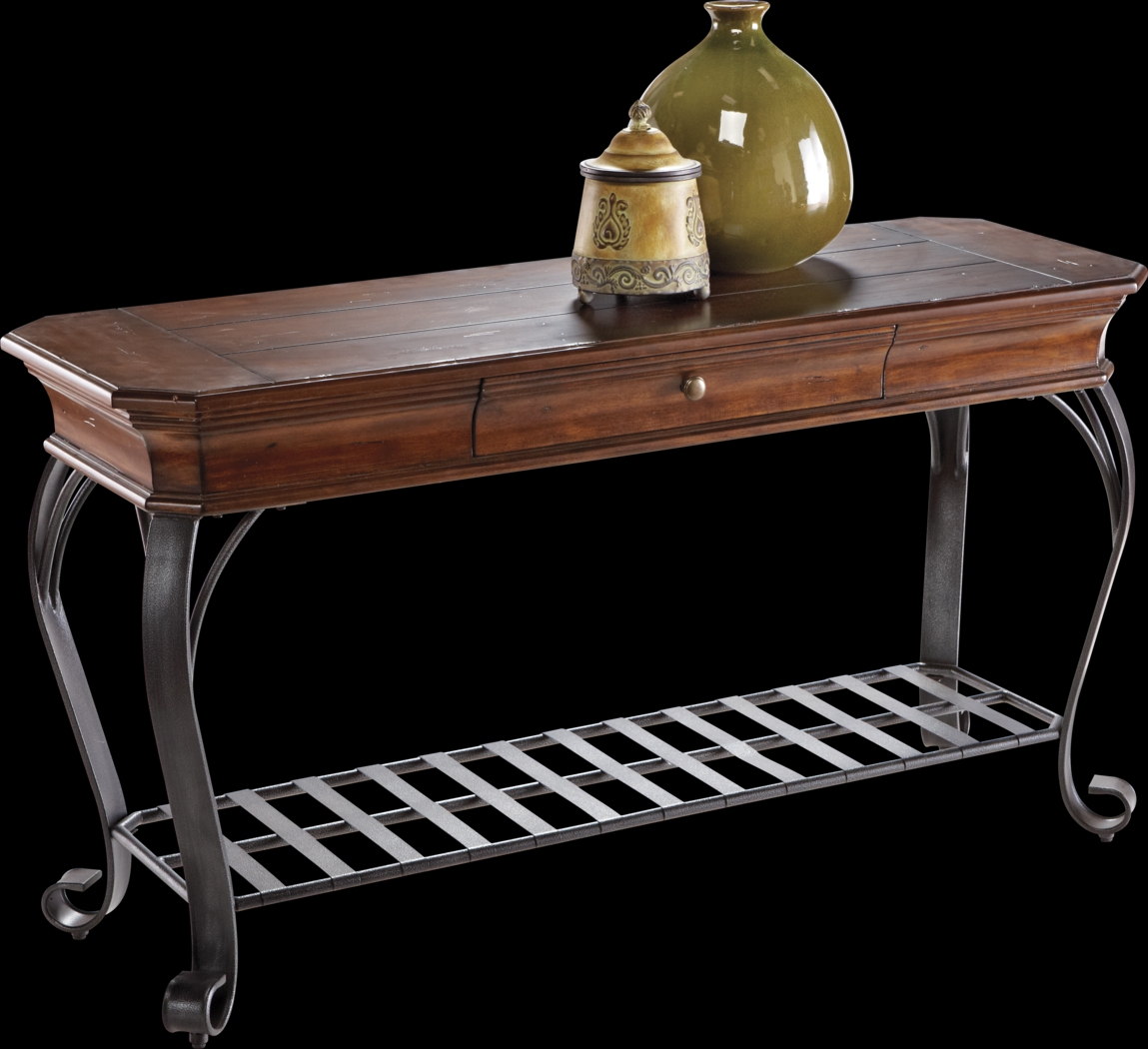 Coronado Bay Brown Cherry Sofa Table - Thumbnail - Image 1