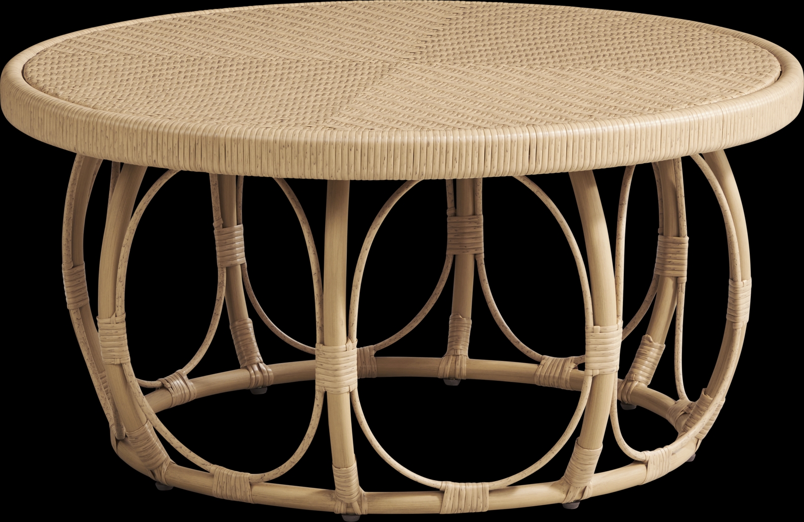 Coronado Sandstone Round Outdoor Cocktail Table - Thumbnail - Image 1
