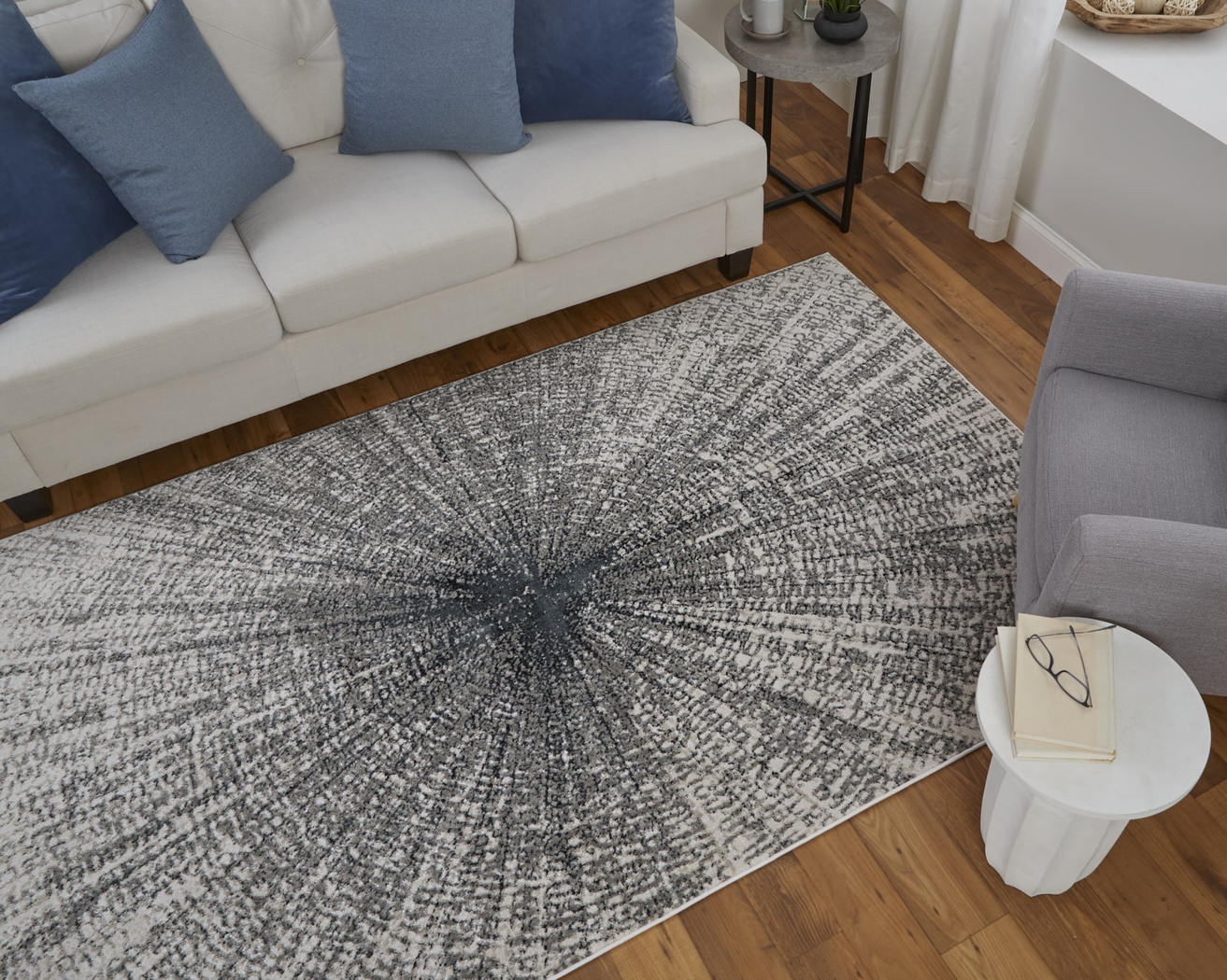 Corrarith Dark Gray 6'7 x 9'6 Rug - Thumbnail - Image 4