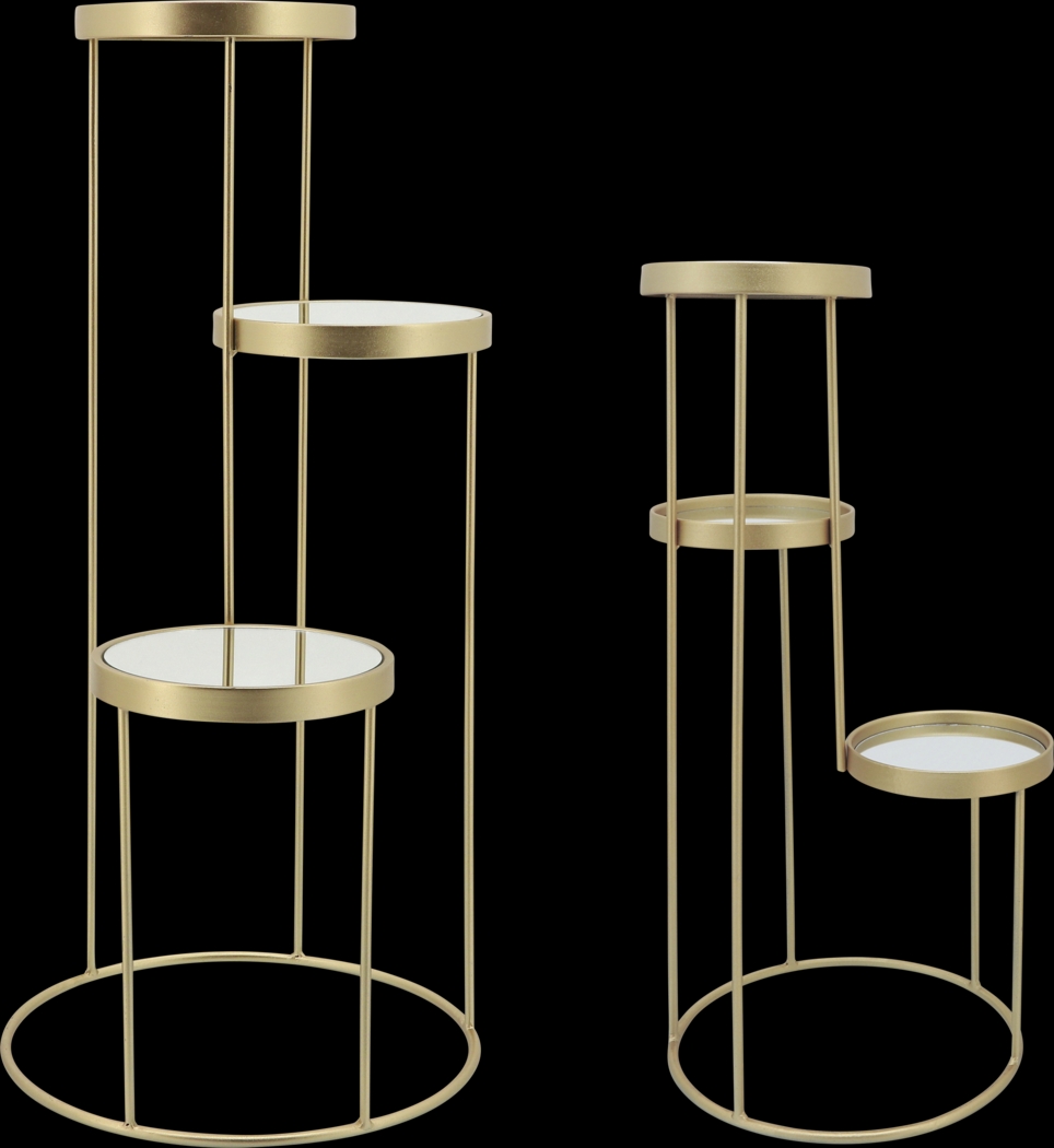 Corrdova Gold Planter, Set of 2 - Thumbnail - Image 1