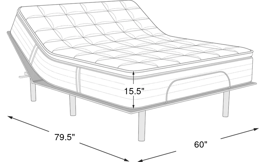 Dimension Image. Please refer to the Dimension Tab on this page for dimension details.