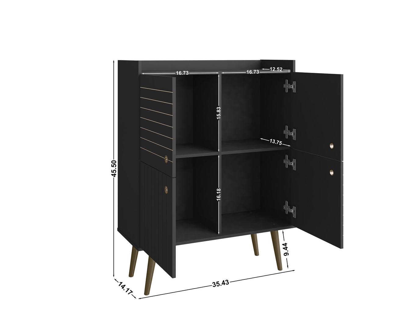 Corriedale Black Accent Cabinet - Thumbnail - Image 6