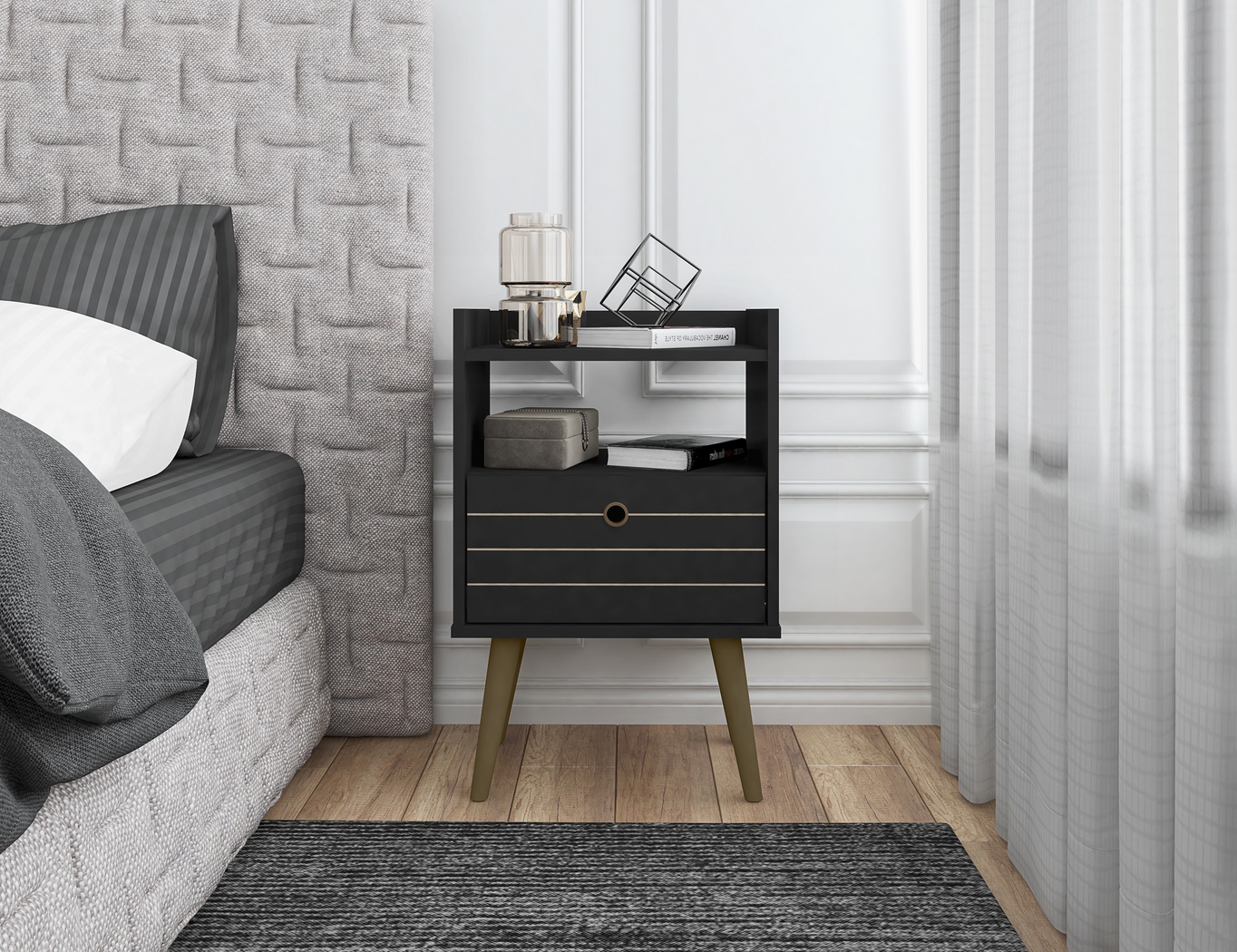Corriedale Black Nightstand - Thumbnail - Image 2