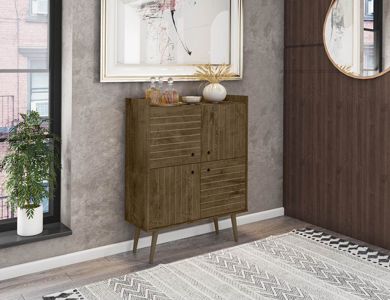 Corriedale Brown Accent Cabinet - Thumbnail - Image 2
