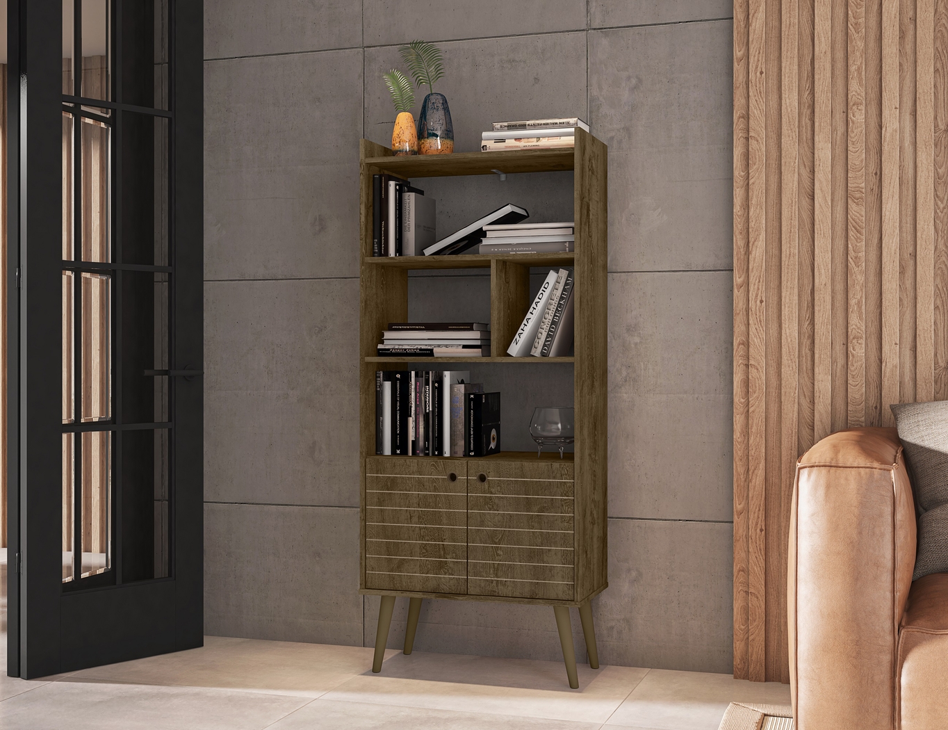 Corriedale Brown Bookcase - Thumbnail - Image 2