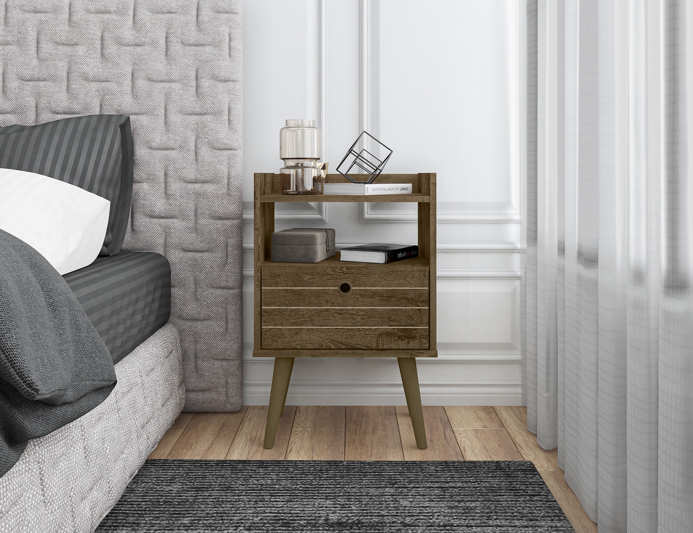 Corriedale Brown Nightstand - Thumbnail - Image 2