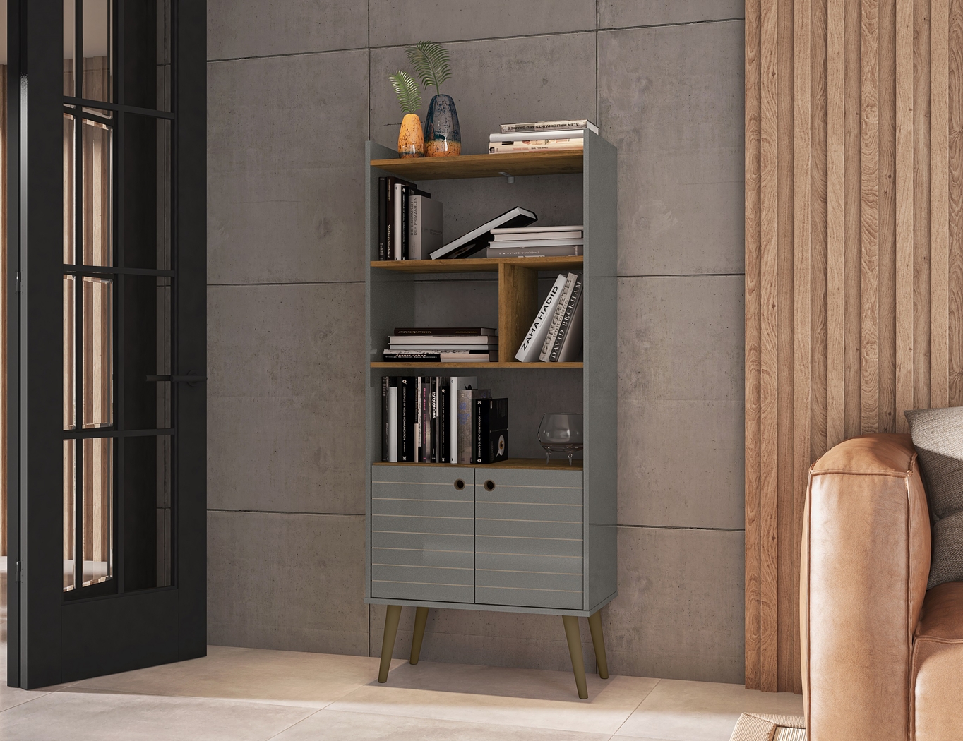 Corriedale Gray Bookcase - Thumbnail - Image 2