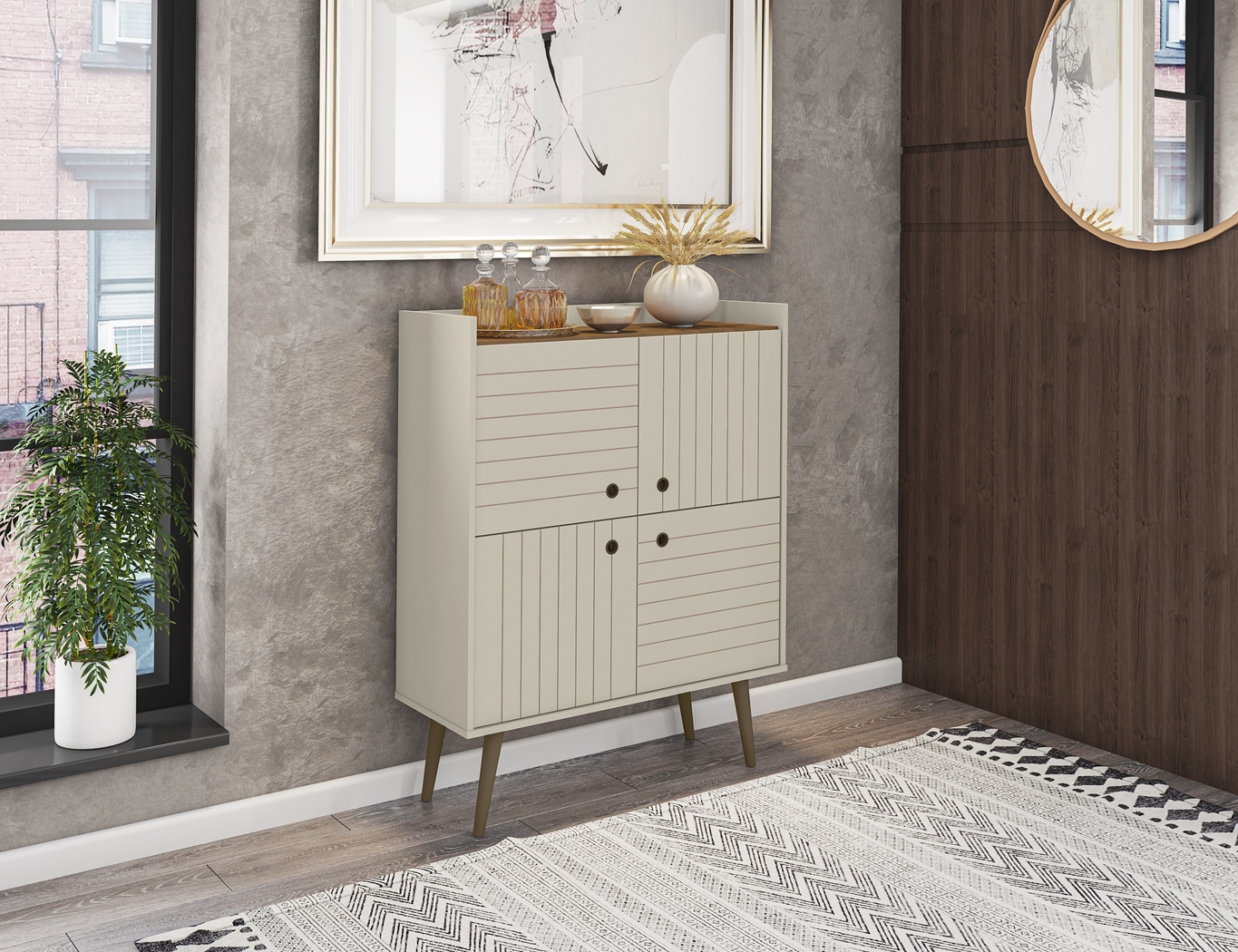 Corriedale Off-White Accent Cabinet - Thumbnail - Image 2