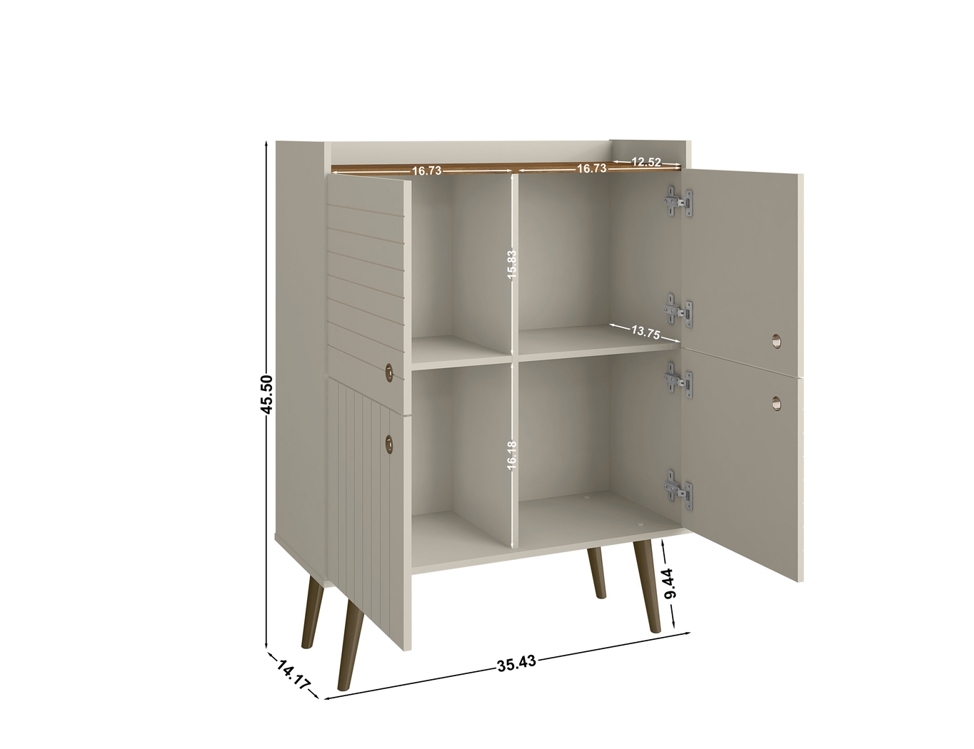 Corriedale Off-White Accent Cabinet - Thumbnail - Image 6