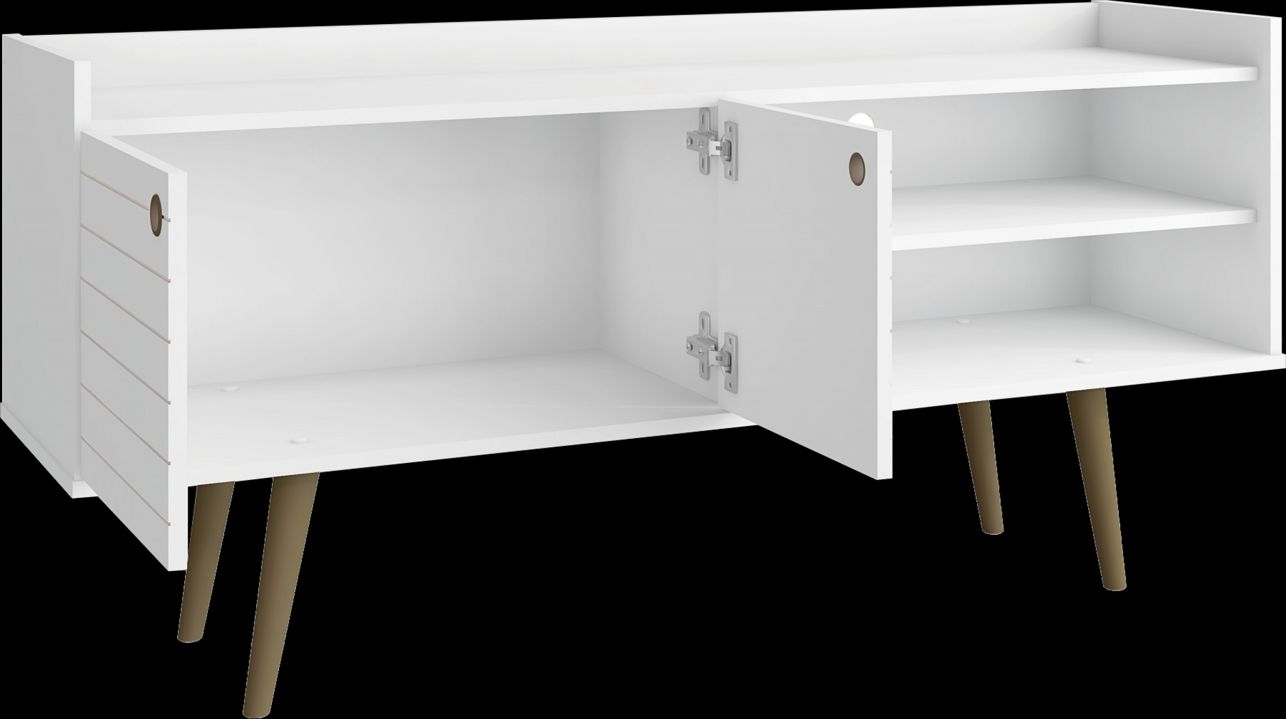 Corriedale White 54 in. Console - Thumbnail - Image 4