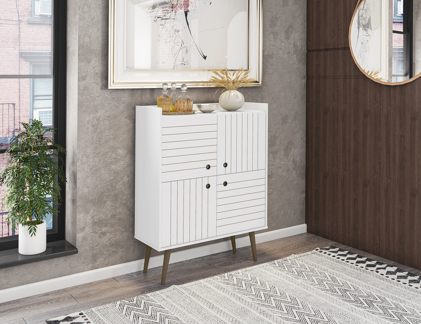 Corriedale White Accent Cabinet - Thumbnail - Image 2