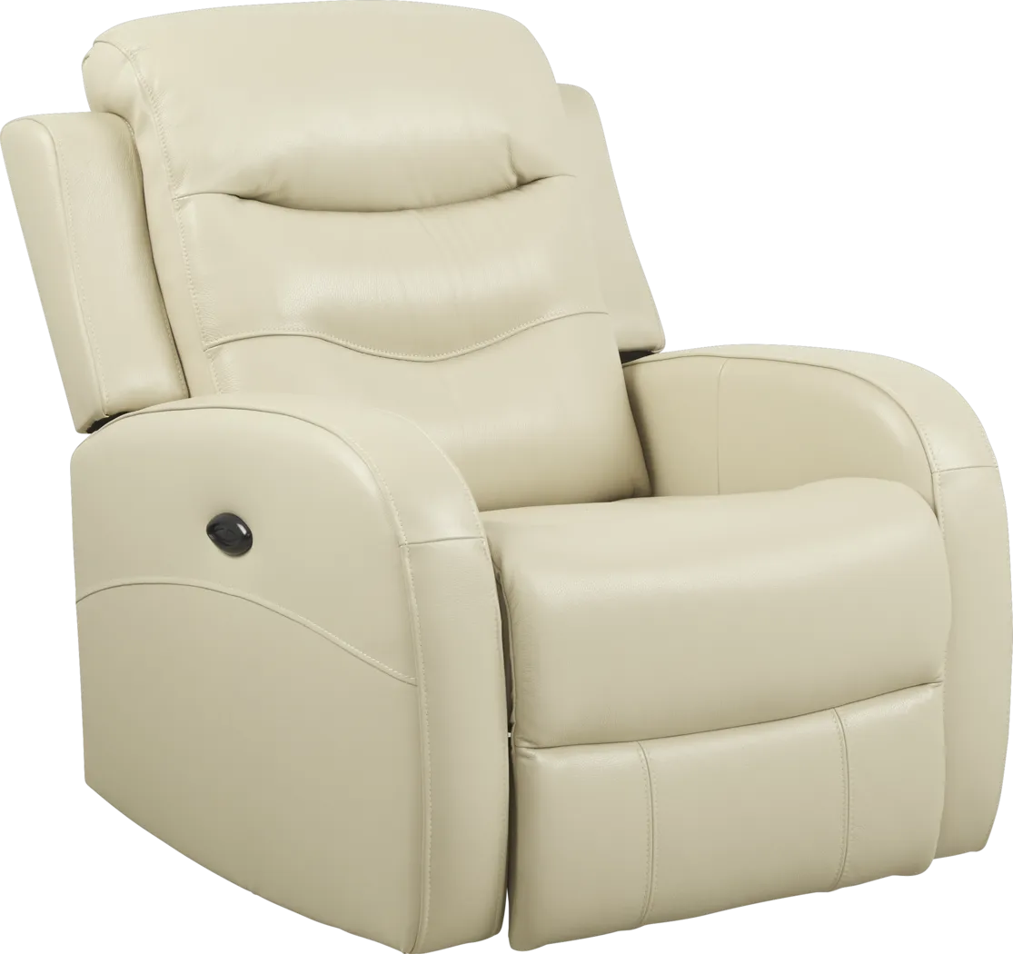 Corseca Cloud Leather Power Recliner - Thumbnail - Image 1