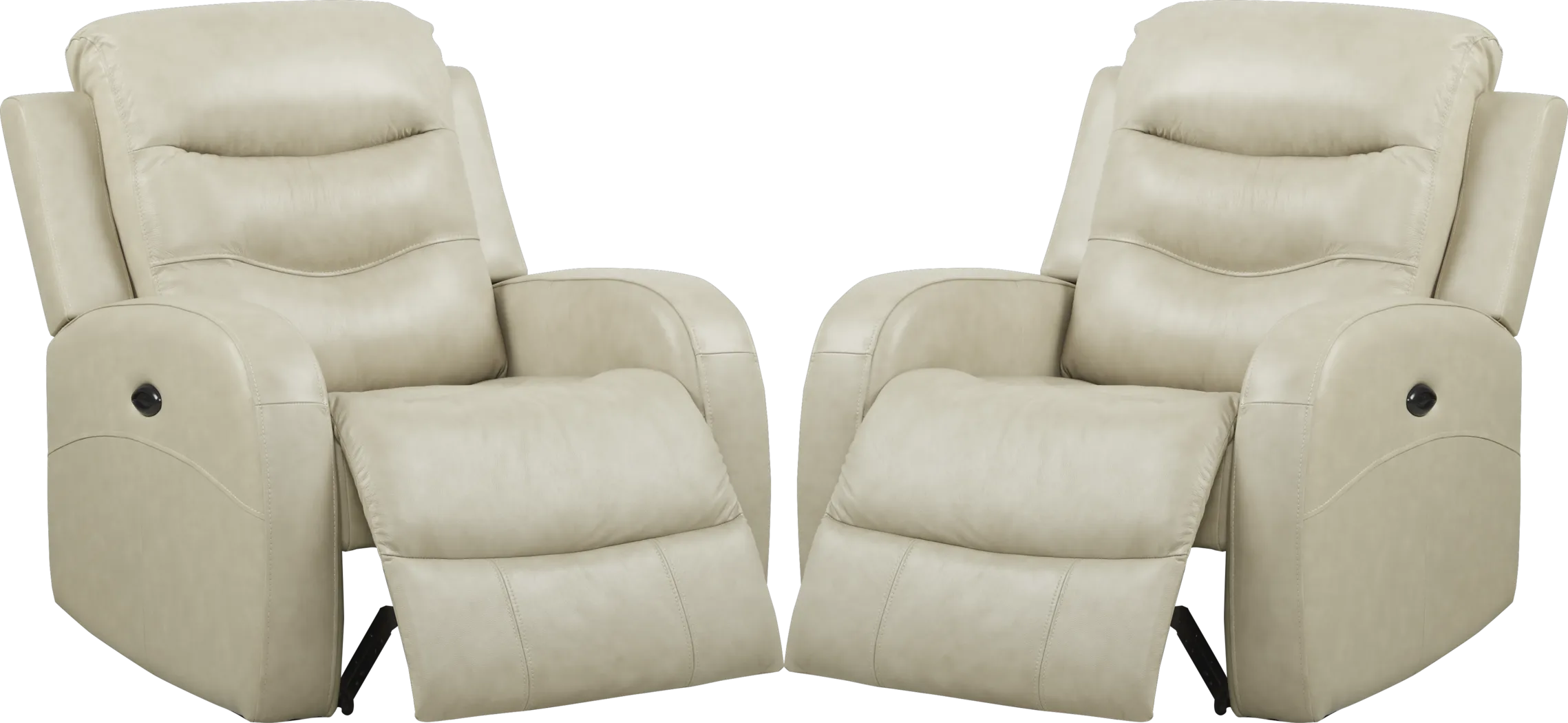 Corseca Stone Leather Power Recliner - Set of 2 - Thumbnail - Image 1