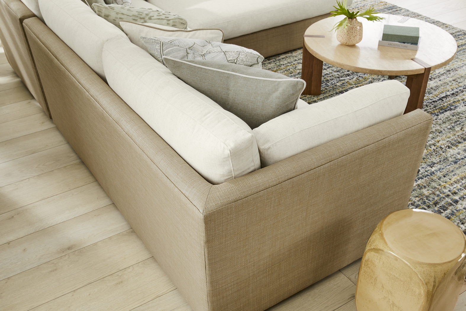Corsica Beige 2 Pc Sectional - Thumbnail - Image 4