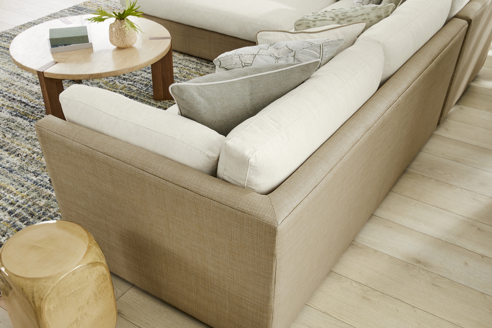 Corsica Beige 2 Pc Sectional - Thumbnail - Image 4